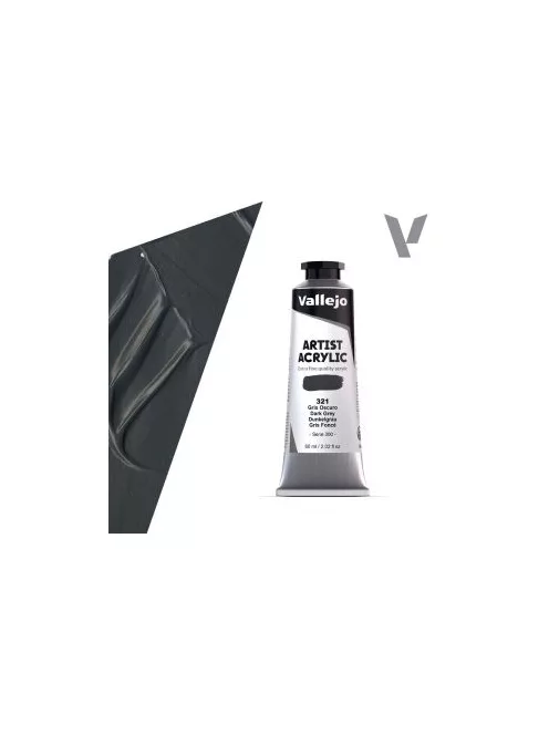 Vallejo Artist akril festék 60ml  321 Dark Grey