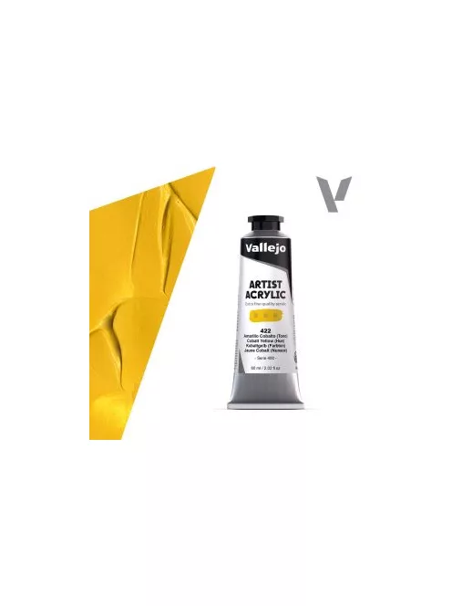 Vallejo Artist akril festék 60ml – 422 Cobalt Yellow (Hue)