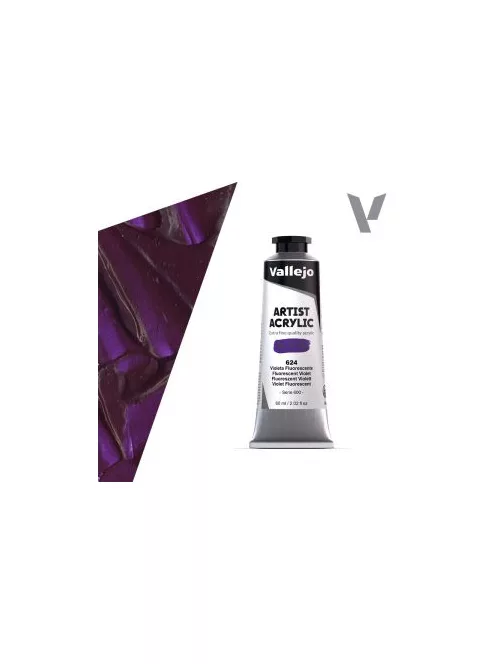 Vallejo Artist akril festék 60ml  624 Fluorescent Violet