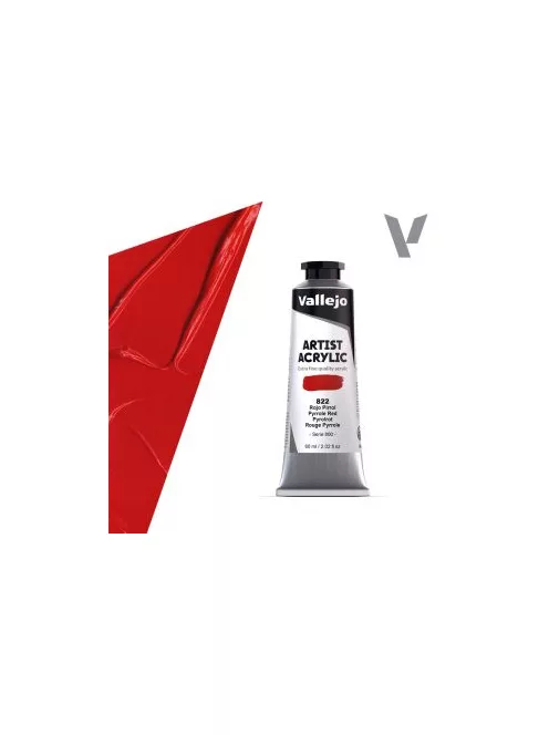 Vallejo Artist akril festék 60ml  822 Pyrrole Red
