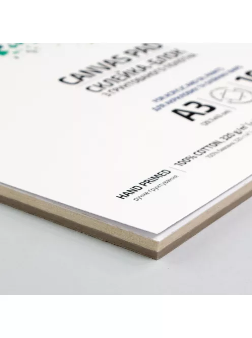 Vászonfelületű olajfestő tömb, kézzel készített - Rosa A3