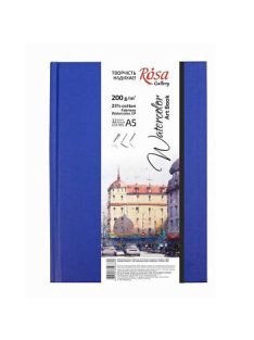 Vázlatfüzet akvarellhez Rosa 200g A5, Fabriano Watercolor