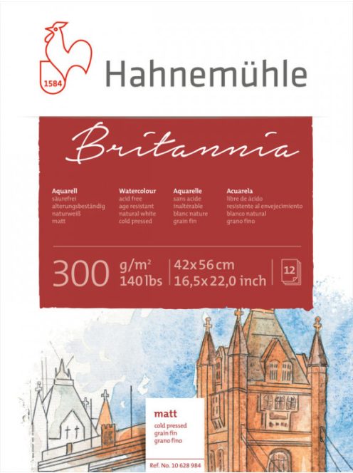 Akvarellpapír HHM Britannia 42x56cm 300g