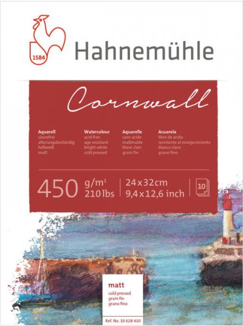 Akvarellpapír HHM Cornwall 24x32cm CP 450g