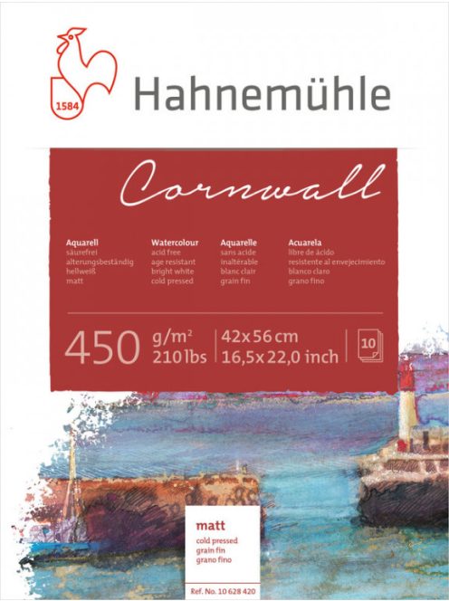 Akvarellpapír HHM Cornwall 42x56cm CP 450g