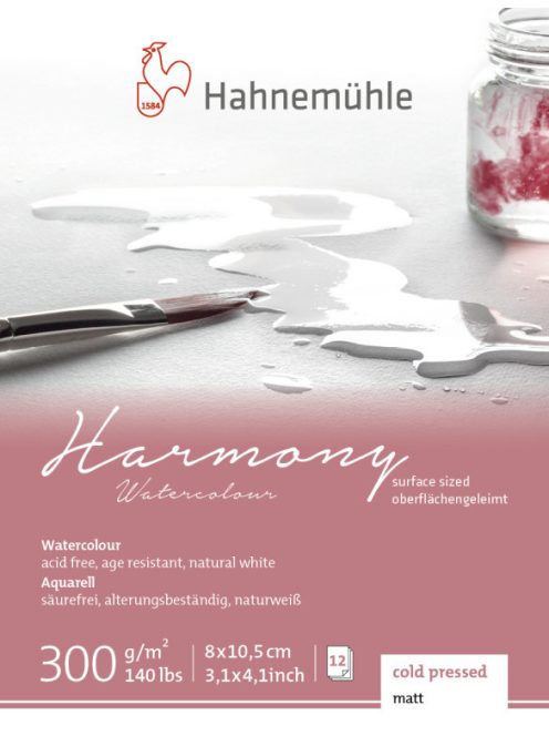 HHM Harmony akvarellpapír 8x10,5cm 300g CP
