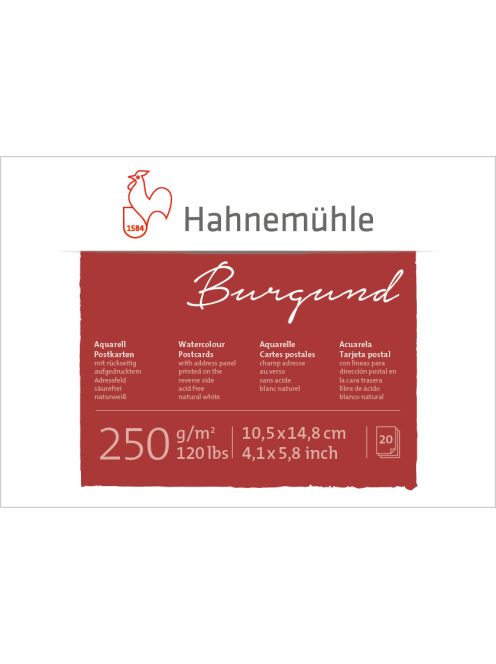 Akvarell képeslapok HHM A6 250g