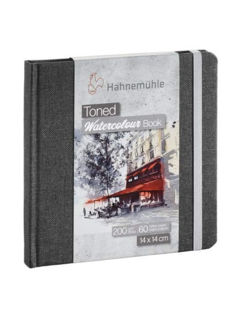 Akvarell könyv HHM szürke 14x14cm 200g