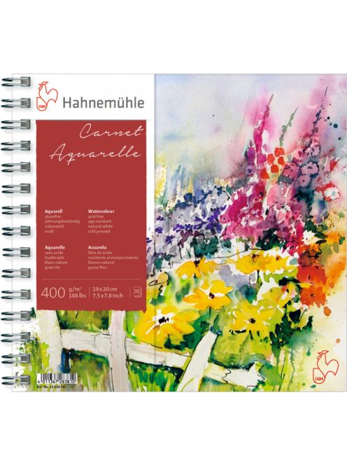 Akvarell betét HHM Carnet 19x20cm 400g