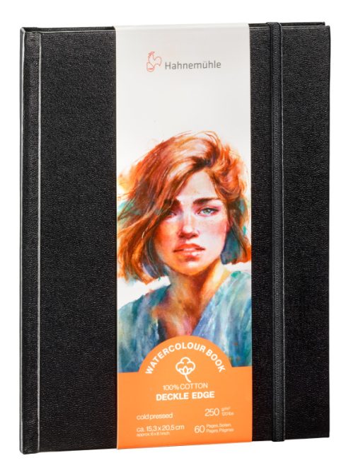 Akvarellkép HHM Deckle Edge 100% pamut 15,3x20,5cm Portré