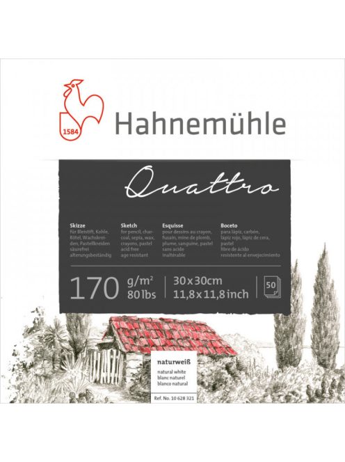 Vázlatfüzet HHM Quattro 170g 25.4x25.4cm