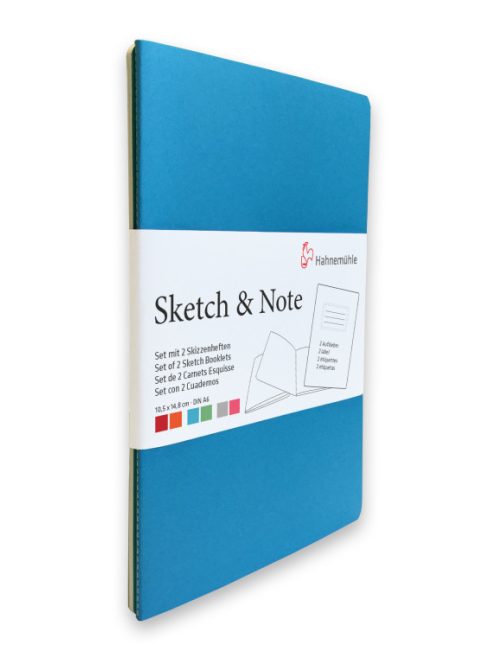 Hahnemühle Sketch&Note A6 kék + zöld