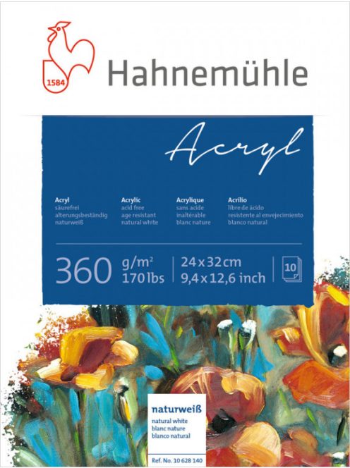 Akril HHM jegyzettömb 360g 24x32cm
