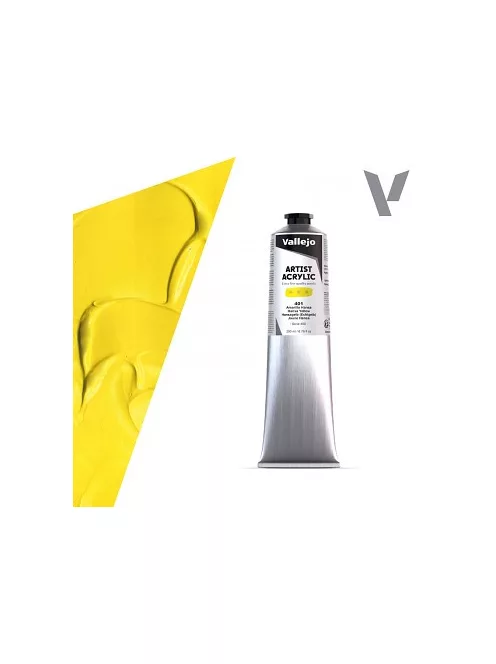 Vallejo Artist akril festék 200ml  401 Hansa Yellow