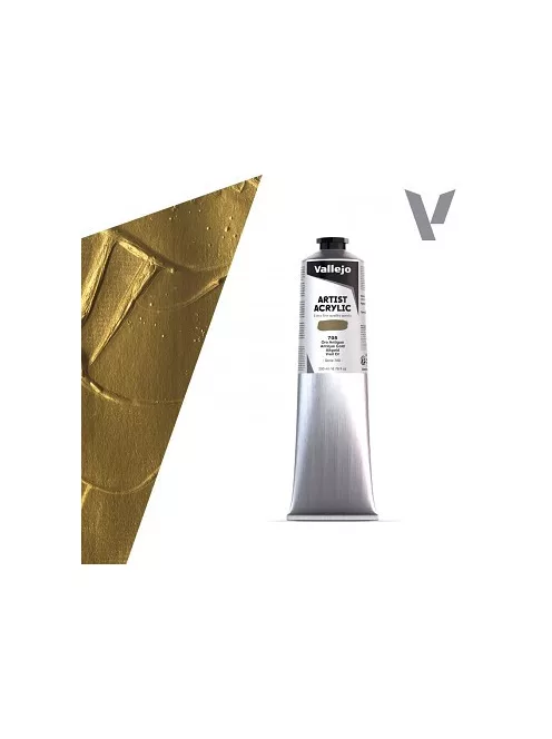 Vallejo Artist akril festék 200ml  705 Antique Gold