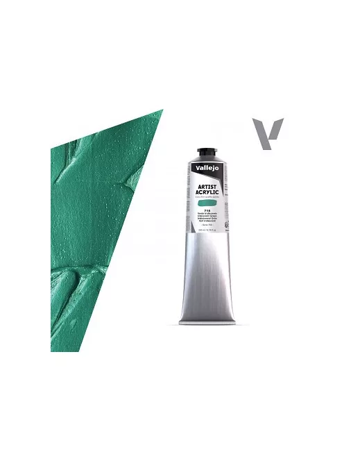 Vallejo Artist akril festék 200ml  715 Iridescent Green