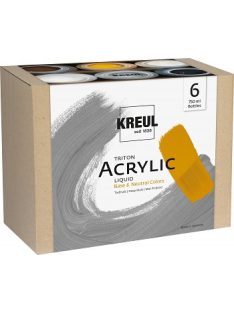   Akril festékkészlet Kreul Triton 6x750ml – Neutral Colors