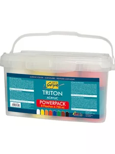 Nagy akrilfesték készlet Kreul Triton 8x750ml Powerpack