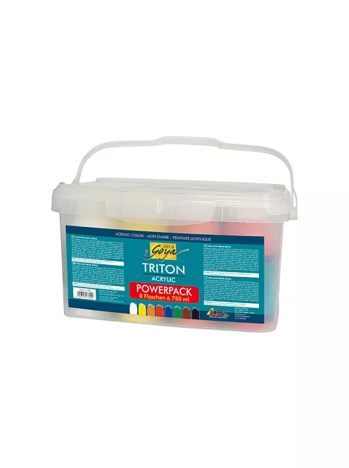 Nagy akrilfesték készlet Kreul Triton 8x750ml Powerpack