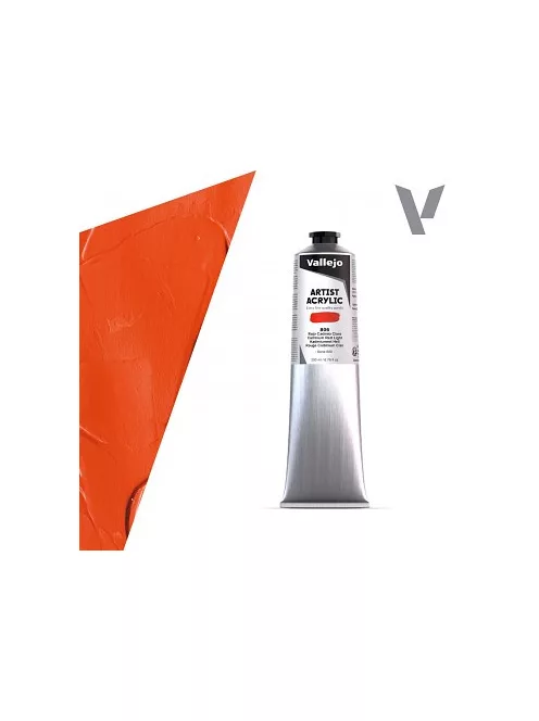 Vallejo Artist akril festék 200ml  806 Cadmium Red Light