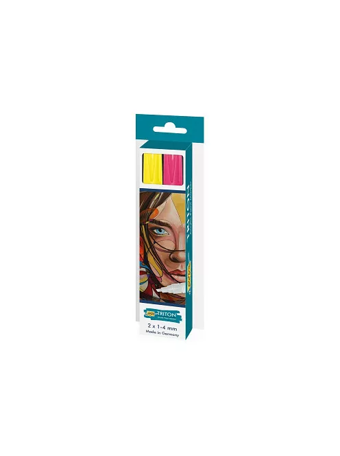 Akril marker készlet Triton 2 db Fluorescent