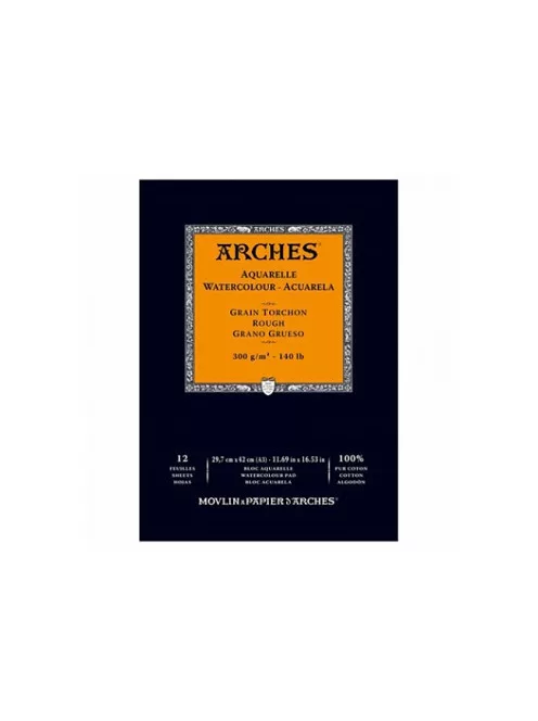 Vízfesték tömb Arches durva szemcsés A3, 100% pamut