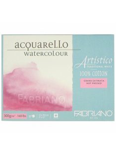   Fabriano Artistico Melegen préselt akvarellpapír 30,5x45,5cm 300g