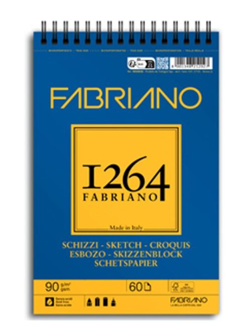 Vázlatfüzet Fabriano Schizzi 1264 90g A3