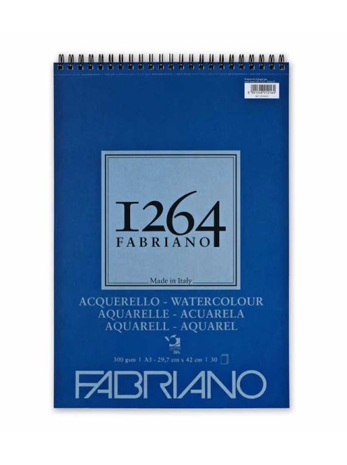 Akvarell jegyzettömb Fabriano 1264, A5 méret