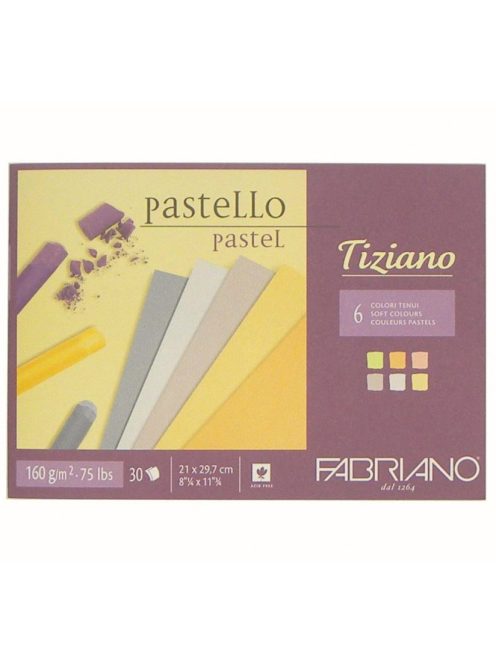 Pasztell Tiziano puha színes jegyzettömb A4 160g