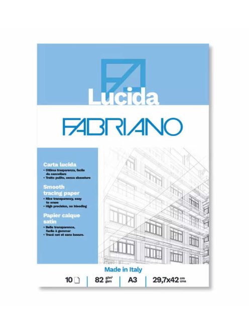 Fabriano pauszpapír, A4-es tömbben, 82g
