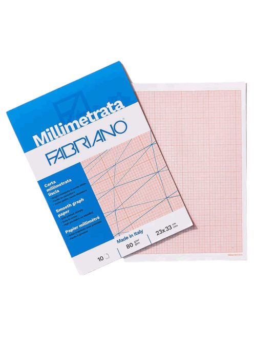 Milliméterpapír Fabriano 80g A4-es formátum 10 lap