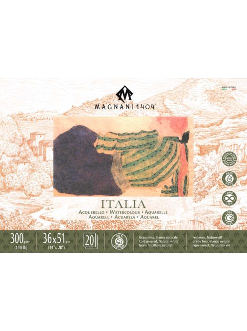 Akvarellpárna Magnani Italia 36x51cm 300g 100% pamut
