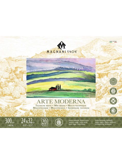 Vegyes technika Magnani Arte Moderna 24x32cm 100% pamut