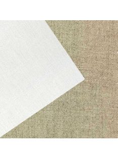   Kockás vászon Belle Arti 574, finom len 316g - szélesség 210cm