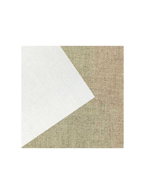 Kockás vászon Belle Arti 574, finom len 316g - szélesség 210cm