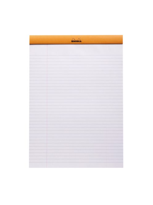 Rhodia tear-out notebook A4 lined, 80 lap