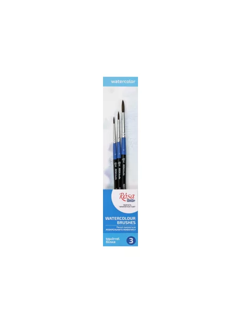 Rosa Studio Squirrel Brush Set 3pcs
