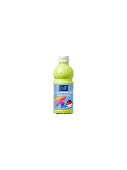 Tempera festék Lefranc Redimix 500ml  019 Fluo Yellow