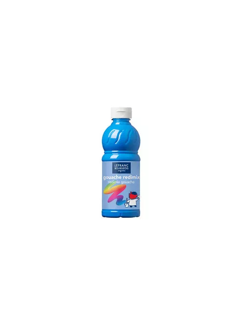 Tempera festék Lefranc Redimix 500ml - 020 Fluo Blue