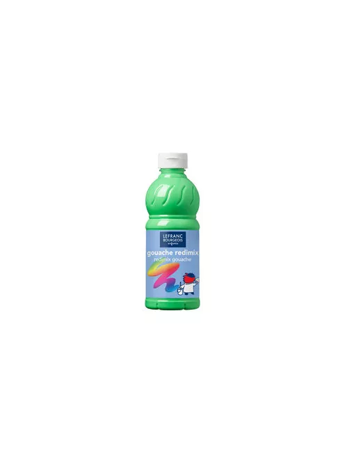 Tempera festék Lefranc Redimix 500ml  021 Fluo Green