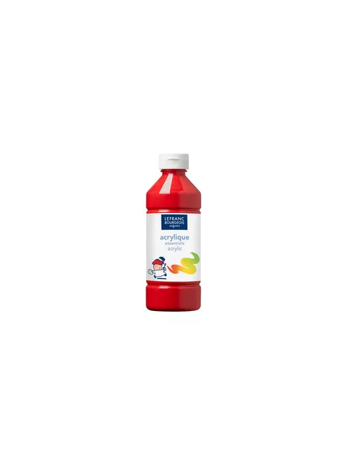 Akril festék Lefranc Education 500ml  528 Primary Red