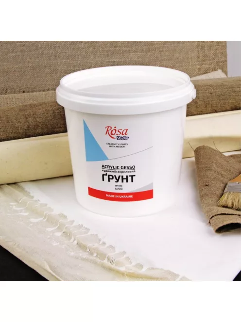 Gesso 1000 ml - Acrylic Gesso Studio - Fehér 1000 ml (1200g)