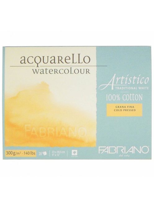 Fabriano Artistico Cold pressed 12.5x18cm 300g akvarell tömb