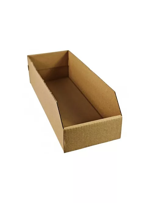 Karton polctároló 15 cm