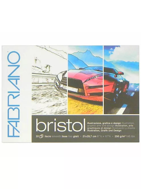 Tömb Fabriano Bristol 250g A5