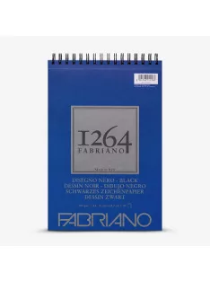 Fekete vázlatfüzet Fabriano 1264 200g A4