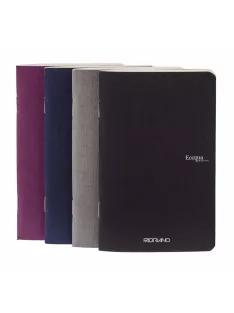 Vázlat tömb Fabriano Ecoqua A4 üres - Anthracite