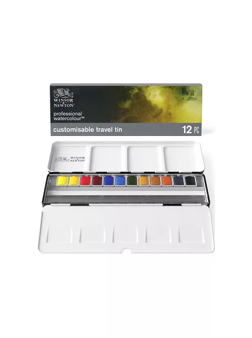 Set of W&N watercolor paints 12 pcs of pans
