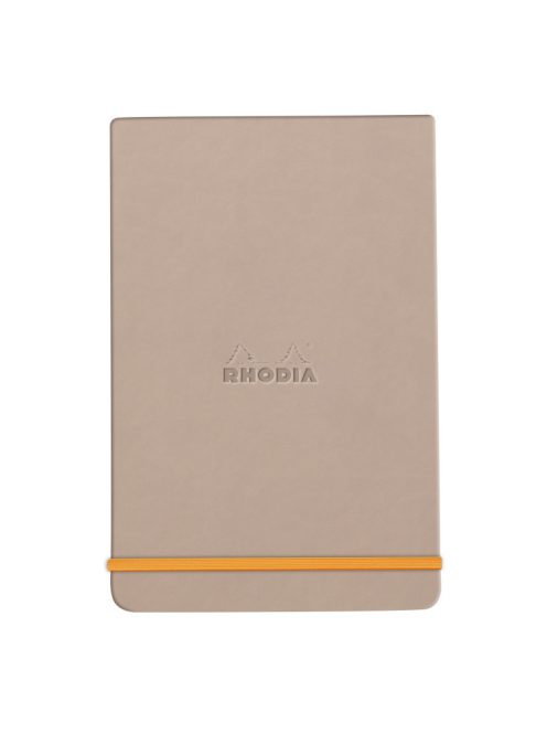 Rhodia notebook with hard boards 9x14cm - rózsa smoke